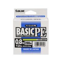 Шнур Sunline Basic PE X4 #0.6 10lb. 4.5kg Light Green 150M