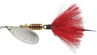 Блесна Mepps Aglia Mouche Silver Red Fly #1 (блистер)