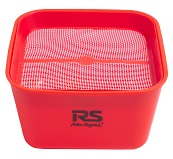 Емкость для наживки RS с ситом красная L 1,5 л.