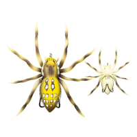 Силиконовый паук Lunkerhunt Phantom Spider 63mm 14g Six Spot