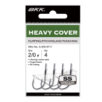 Одинарный крючок BKK Heavy Cover #3/0 4шт
