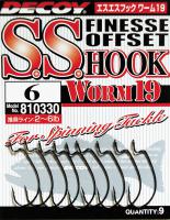 Офсетный крючок Decoy Worm 19 S.S. Hook #6