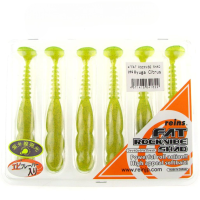 Силикон Reins FAT Rockvibe Shad 4'' 289 Hyuga Citrus