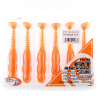 Силикон Reins FAT Rockvibe Shad 4'' B29 Orange Gold
