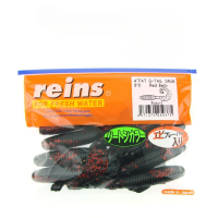 Силикон Reins FAT G-Tail Grub 4'' B10 Red Belly