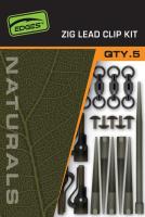 Набор Fox Edges Naturals Zig Lead Clip Kit 5шт