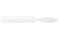 Силикон Major Craft Aji-Do Worm Candoll 2'' #010 Glow White Silver Lame