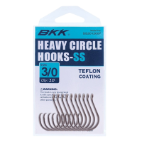 Одинарный крючок BKK Heavy Circle SS #5/0 6шт