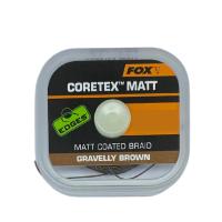 Поводковый материал Fox Edges Coretex Matt Gravelly Brown 20lb 20m