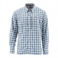 Рубашка Simms BugStopper Shirt Plaid Faded Denim Plaid M