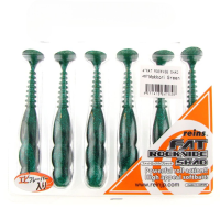 Силикон Reins FAT Rockvibe Shad 4'' 467 Mokkori Green