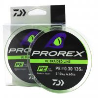 Шнур Daiwa Prorex UL Braid PE #0.3 2.1kg Chartreuse 135m