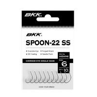 Одинарный крючок BKK Spoon-22 SS #2 9шт