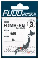 Одинарный крючок FUDO Fudo Mebaru 6701 #15 16 шт.