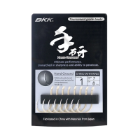 Одинарный крючок BKK Chinu-R Hand Ground #7 8шт