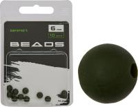 Бусинка Brain Beads Green 6mm 10шт