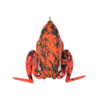 Силиконовая лягушка Lunkerhunt Lunker Frog 63mm 21g Fire Belly