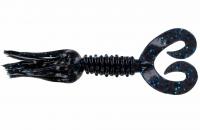 Силикон Big Bite Baits Double Tail Skirted Grub 5'' Black Blue Flake 8 шт.