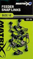 Вертлюжок с застежкой Matrix Feeder Bead Snap Links #14