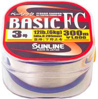 Флюорокарбон Sunline Basic FC 300м #2.5/0.26мм 10LB