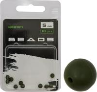 Бусинка Brain Beads Green 5mm 10шт