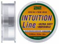 Леска Brain Intuition 50m 0,08 mm #0,22 0,6 kg 1,2 lb ц.: clear