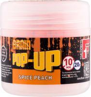 Бойлы Brain Pop-Up F1 Spice Peach (персик/специи) 12mm 15g