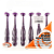 Силикон Reins FAT Rockvibe Shad 4'' 428 Purple Dynamite