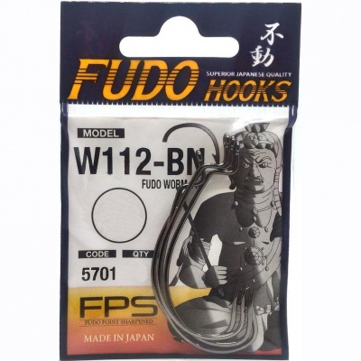 Офсетный крючок FUDO Fudo Worm 112 5701 #4/0 4 шт.