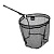 Подсак забродный складной DAM Flip Over Twist'N'Lock 45x45x40cm