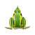 Силиконовая лягушка Lunkerhunt Lunker Frog 63mm 21g Bull Frog
