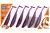 Силикон Reins S-Cape Shad 3.5'' 428 Purple Dynamite