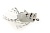 Силиконовая лягушка Reins Semi Frog 37mm 4g #005 Dappi White