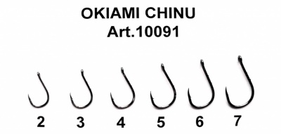 Одинарный крючок Fish Season Okiami Chinu #2 (10 шт/уп)