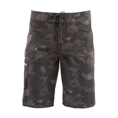 Шорты Simms Tumunu Board Short Print Hex Flo Camo Carbon 34W