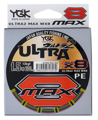 Шнур X-Braid Utra Max WX8 Multicolor 200m #0.6/0.128mm 12Lb/5.6kg