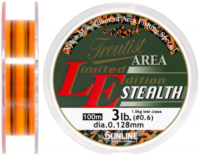 Леска Sunline Troutist Area LE Stealth 100m #0.8/0.148mm 2.0kg