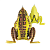 Силиконовая лягушка Lunkerhunt Combat Frog 63mm 21g Cane