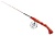 Удочка зимняя с катушкой Higashi Gold Fish Cherry 20g