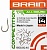 Одинарный крючок Brain All Round B5030 #14 (20 шт/уп) ц:bronze