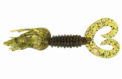 Силикон Big Bite Baits Double Tail Skirted Grub 5'' Watermelon Red Flake 8 шт.