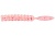 Силикон Major Craft Aji-Do Worm Candoll 2'' #002 Glow Pink