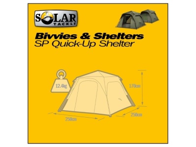 Шелтер-шатёр SOLAR SP Bankmaster Quick-Up Shelter