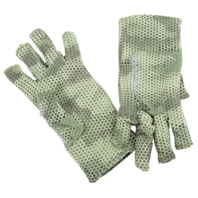 Перчатки Simms Ultra Wool Core 3 Finger Liner Hex Camo Loden L