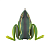Силиконовая лягушка Lunkerhunt Lunker Frog 63mm 21g Blue Gill