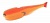 Поролоновая рыбка Lex Paralonium Classic Fish CD 12 ORB (оранжевое тело/красная спина/красный хвост)