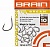 Одинарный крючок Brain Bream B3010 #10 (20 шт/уп) ц:black nickel