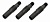 Быстросъемные коннекторы Prologic Black Night Quick Release Small 3pcs