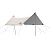 Тент-навес Naturehike Sun Shade Truss Shelter Silver Version Hexagon S Quicksand Gold