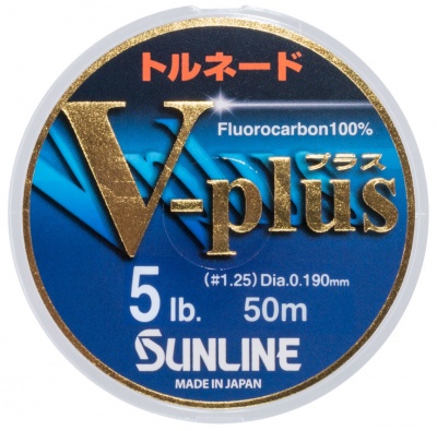 Флюорокарбон Sunline V-PLUS #5 20lb. 0.370mm 50m